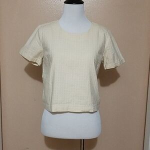 Mo:vint Back Button-Up Top Fiber Content: 100% cotton 
